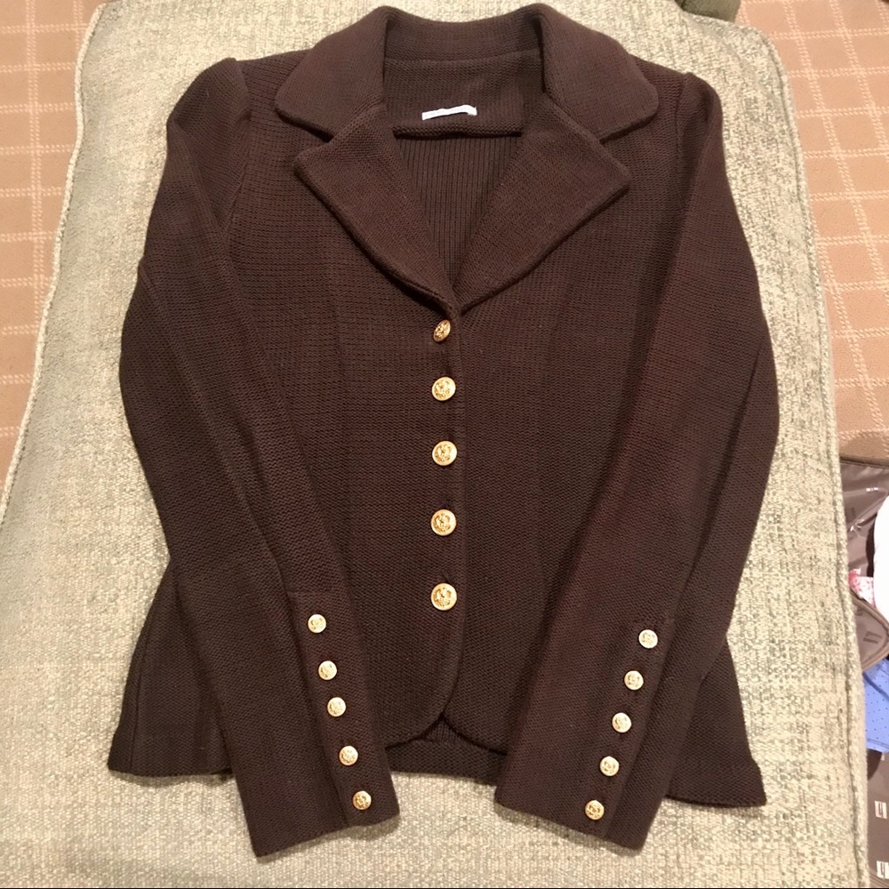 Paper Angels Brown Cardigan Sweater